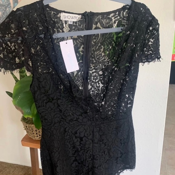 Lace Romper - Picture 1 of 4